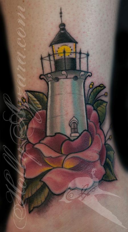 Holly Azzara - Lighthouse in Rose Cover Up